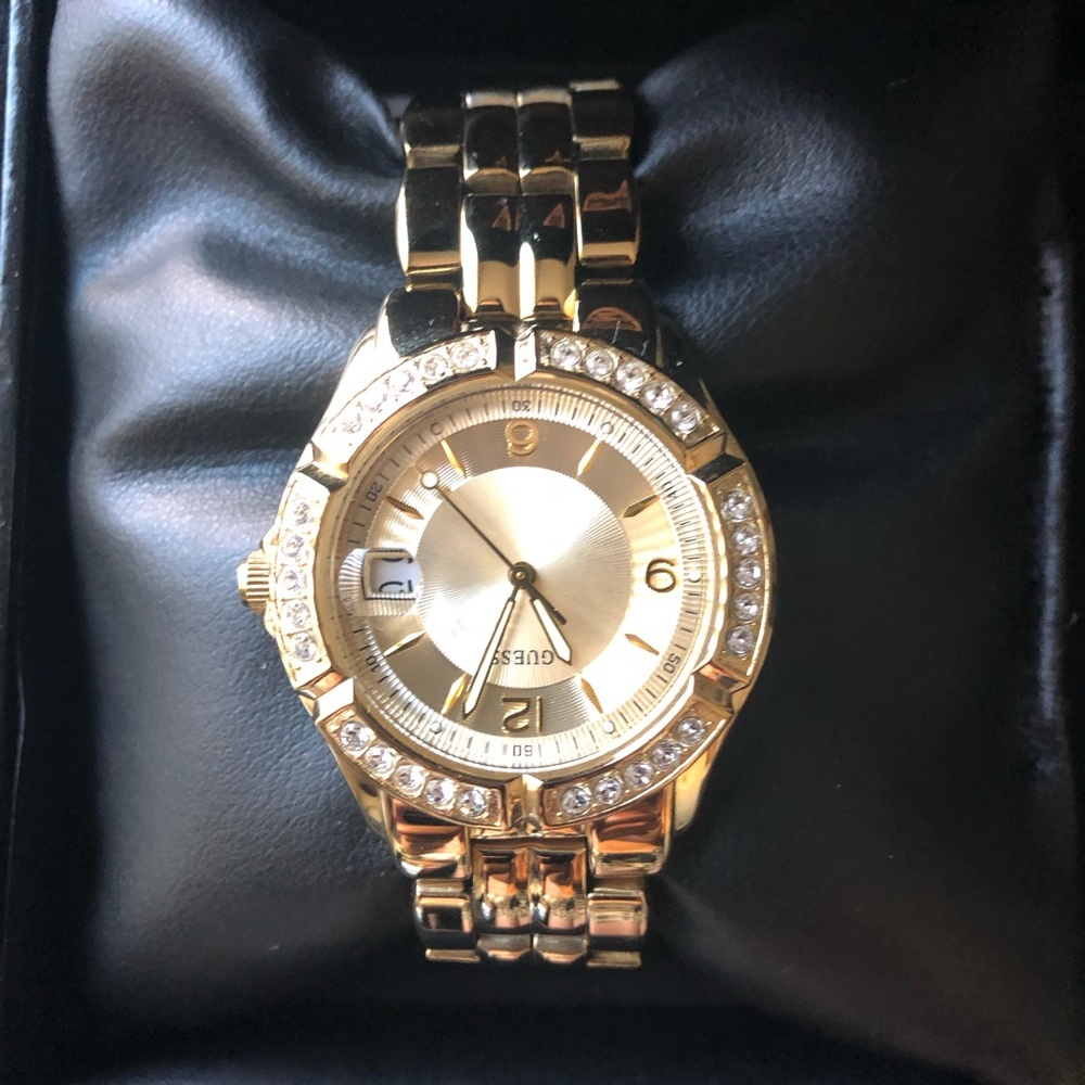 Gold GUESS Women’s Watch